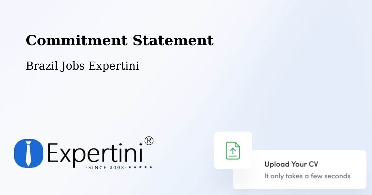 Corporate Commitment – Cabo De Santo Agostinho - Brazil Jobs Expertini